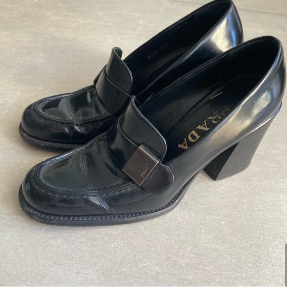 Prada Shoes - PRADA vintage loafer heels
